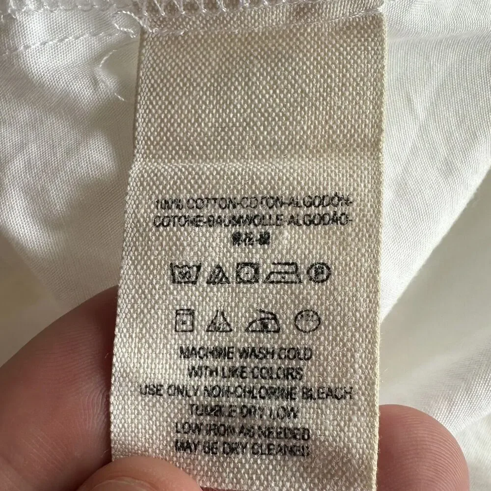 Free People White Off The Shoulder Blouse (Size XS)